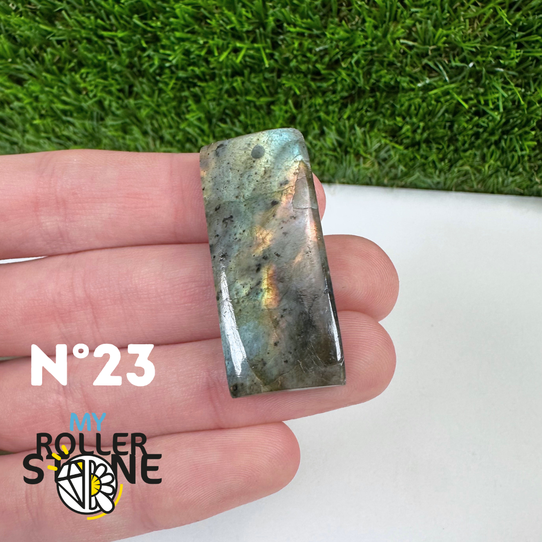 Pendentif Percé Labradorite Multi Fire 5A