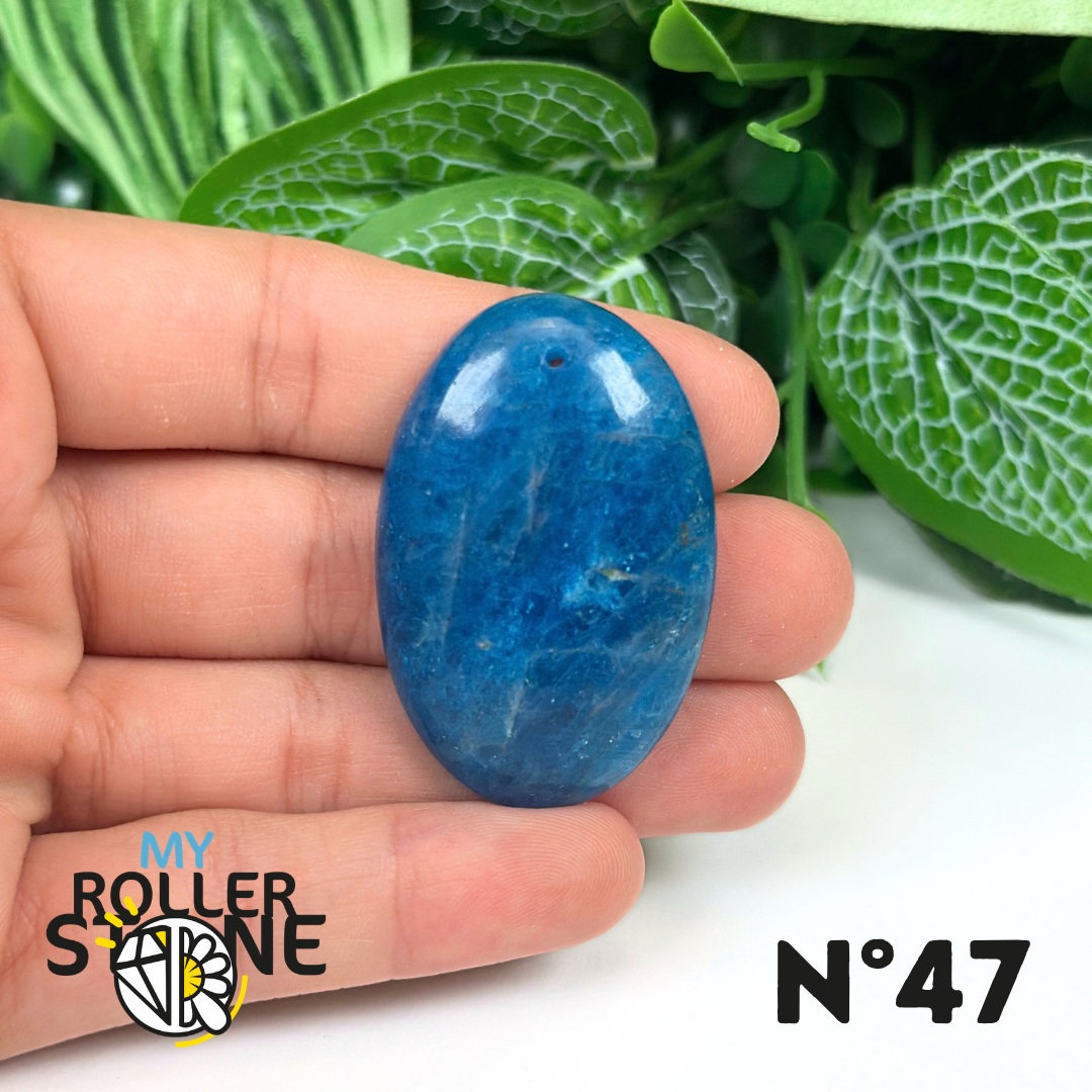Pendentif Apatite bleue 5A