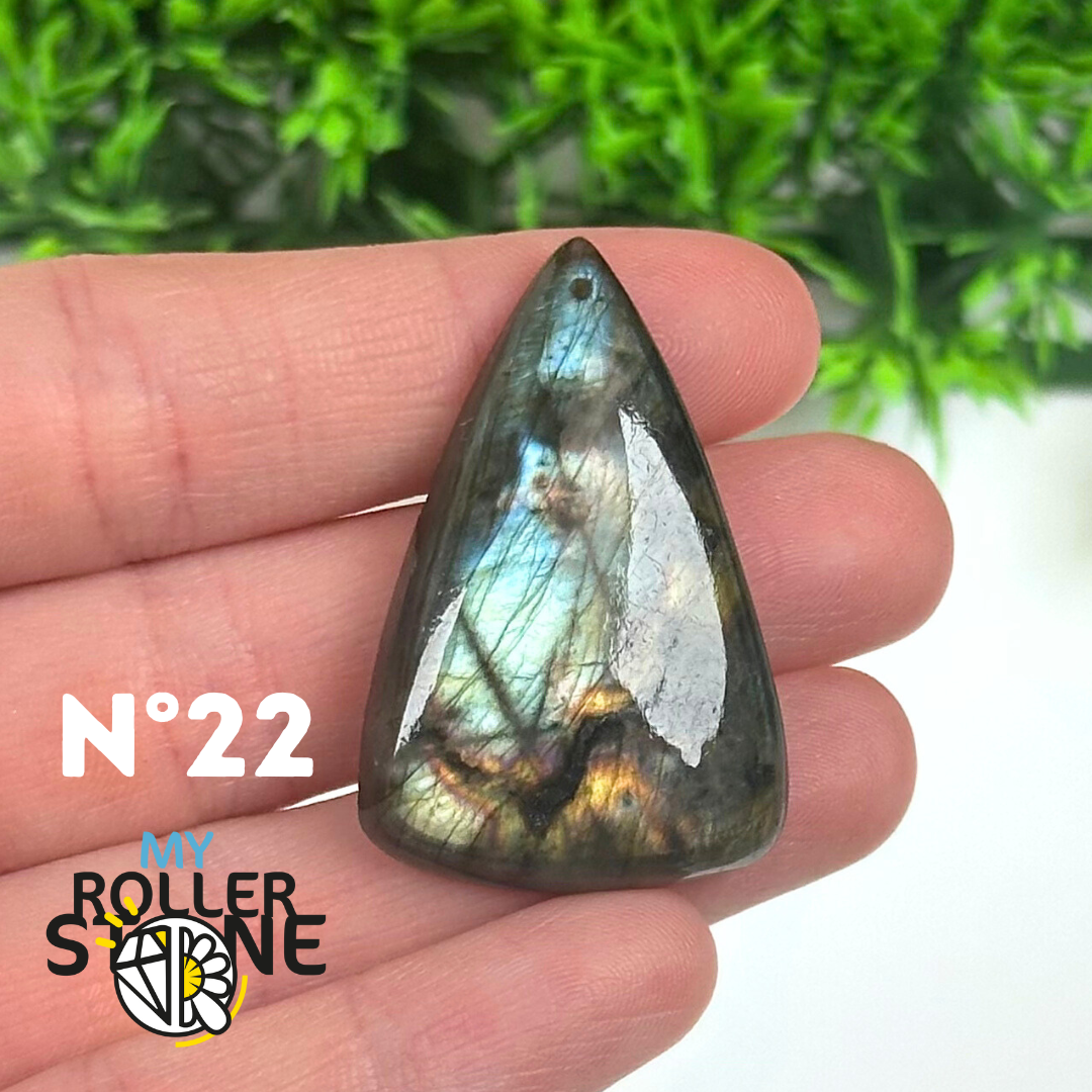 Pendentif Labradorite Multicolore 5A