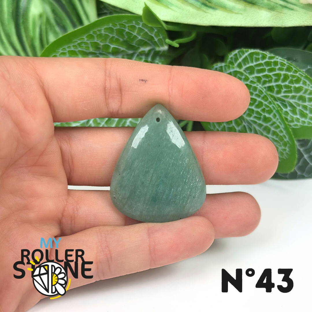 Pendentif Amazonite Brésil 5A