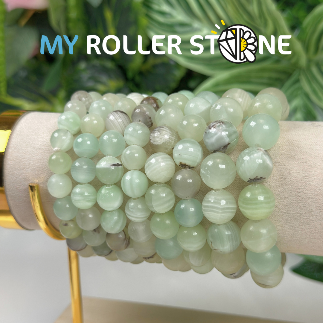 Bracelet en Calcite verte