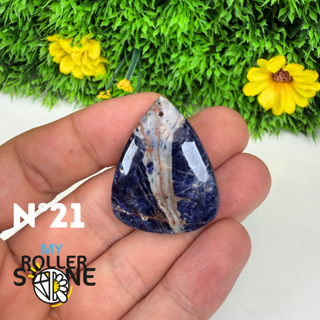 Pendentifs Percés Sodalite 5A