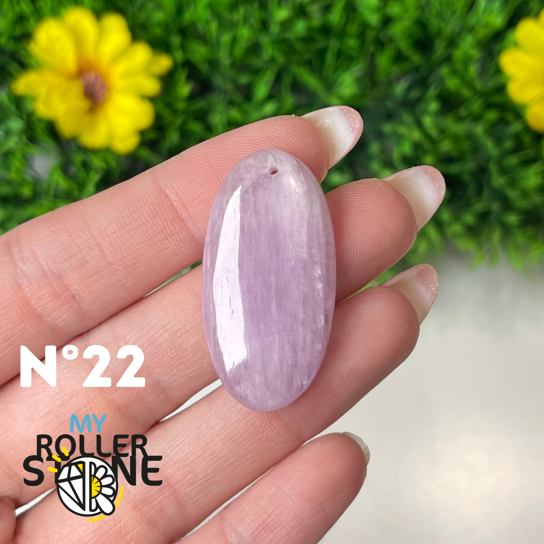 Pendentif Kunzite 5A percé