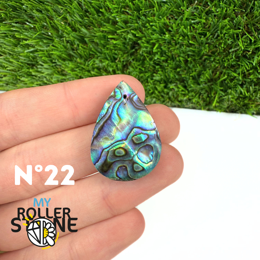 Pendentif en Abalone Forme Libre 5A