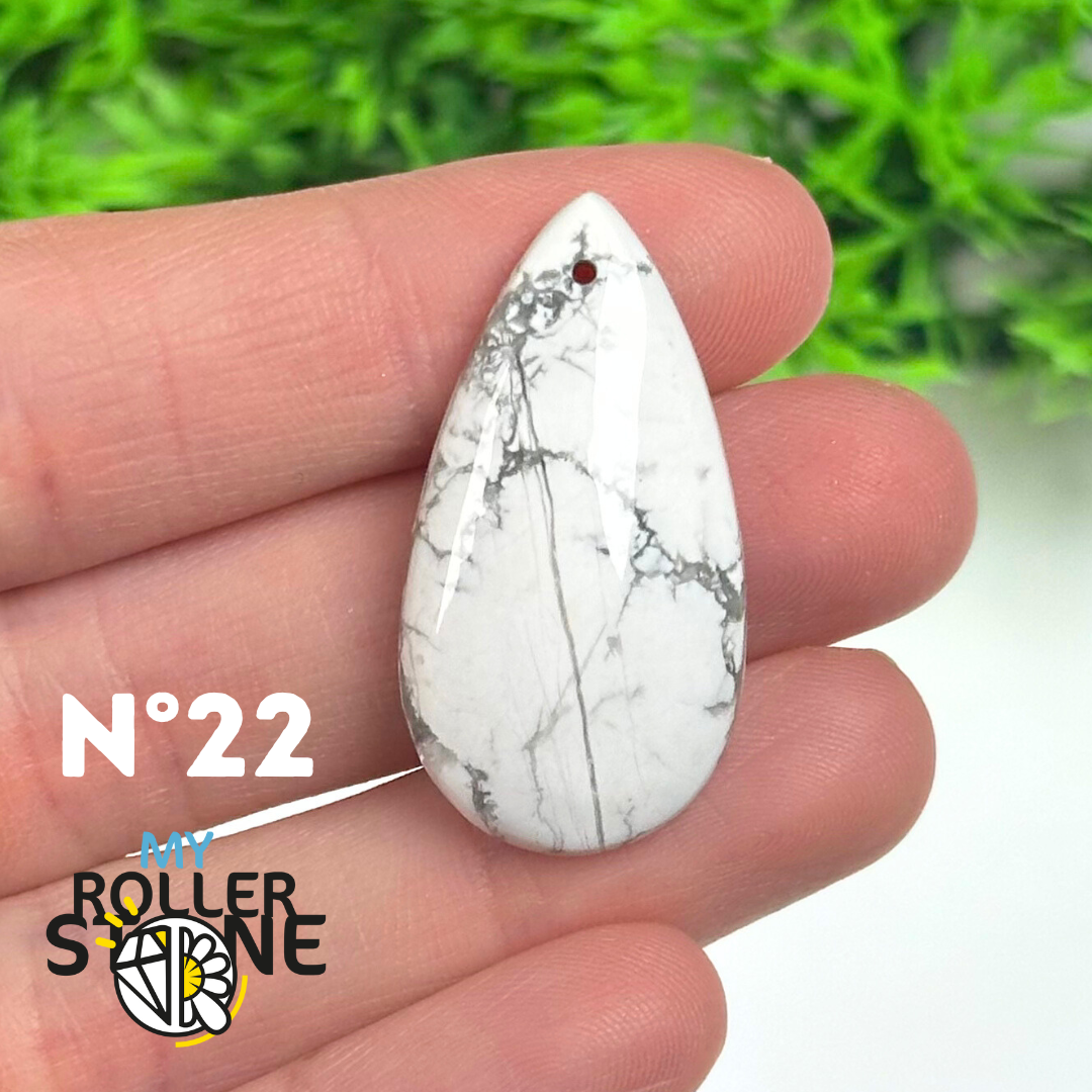 Pendentif Howlite 5A