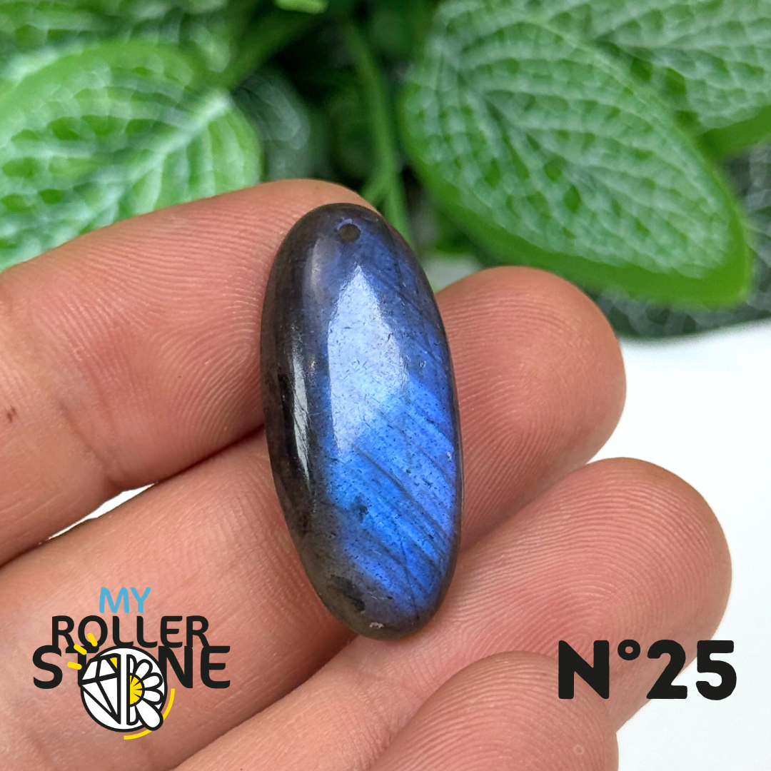 Pendentif Labradorite Blue fire percé 7A