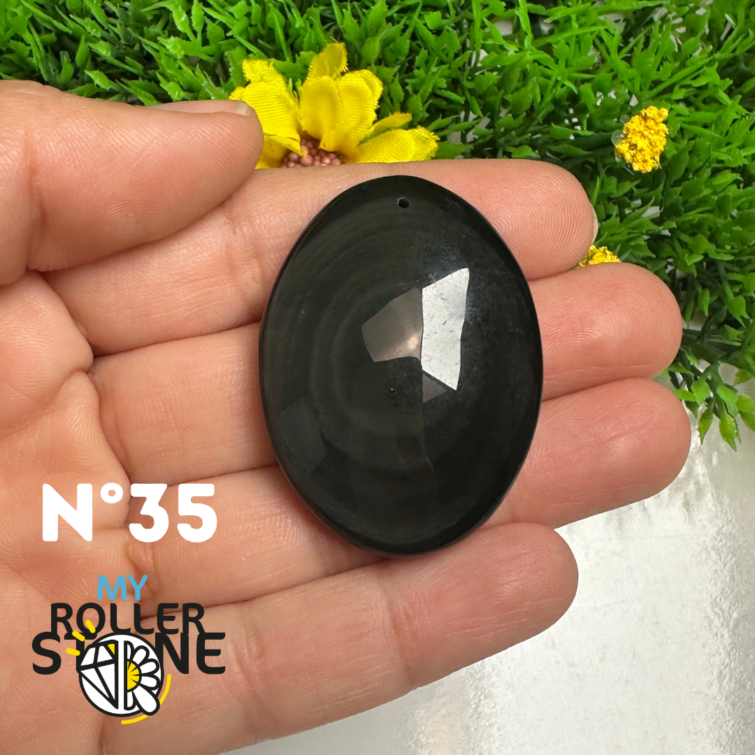 Pendentif Obsidienne Arc-en-Ciel 5A (Oeil céleste)