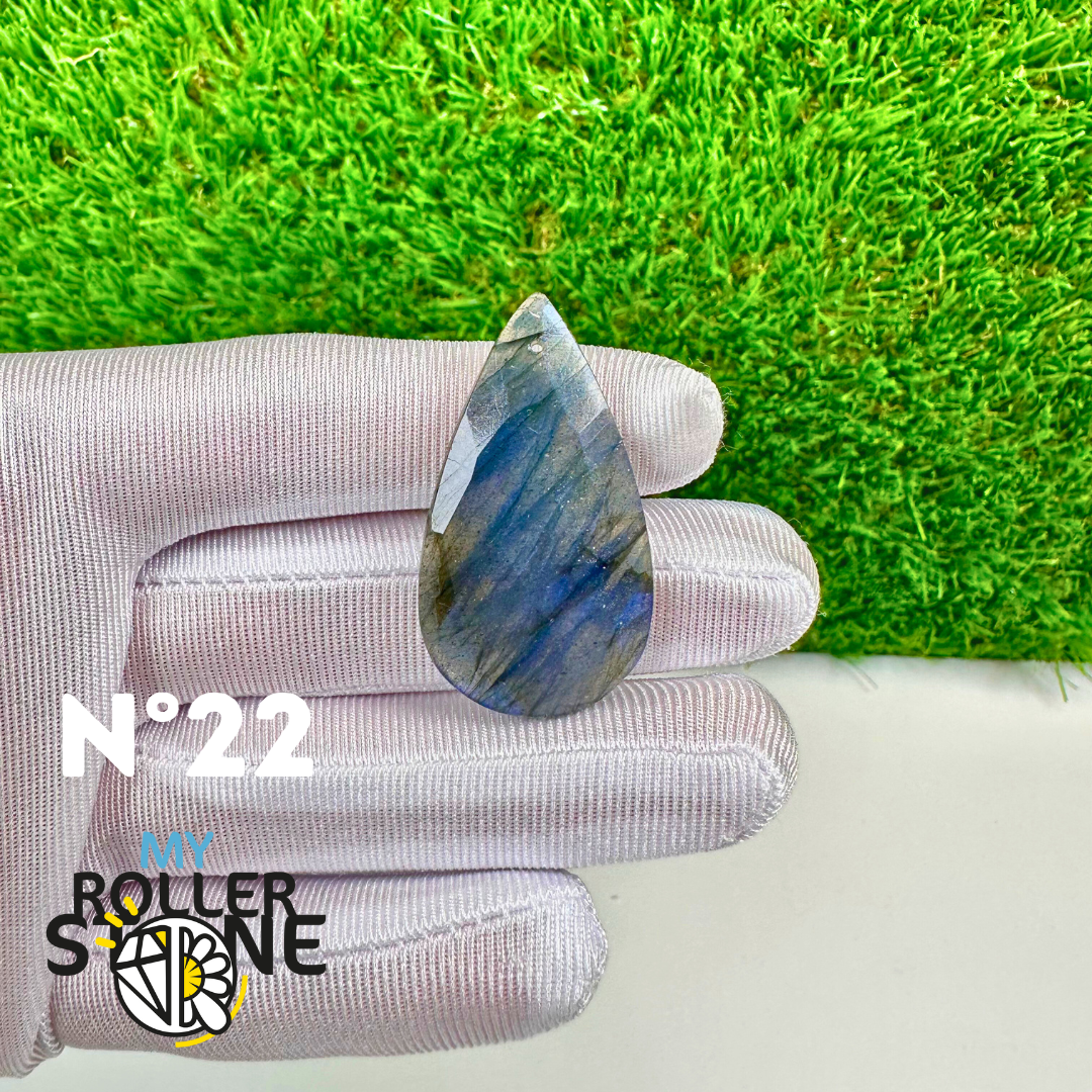Pendentifs Labradorite blue fire Facettée 5A