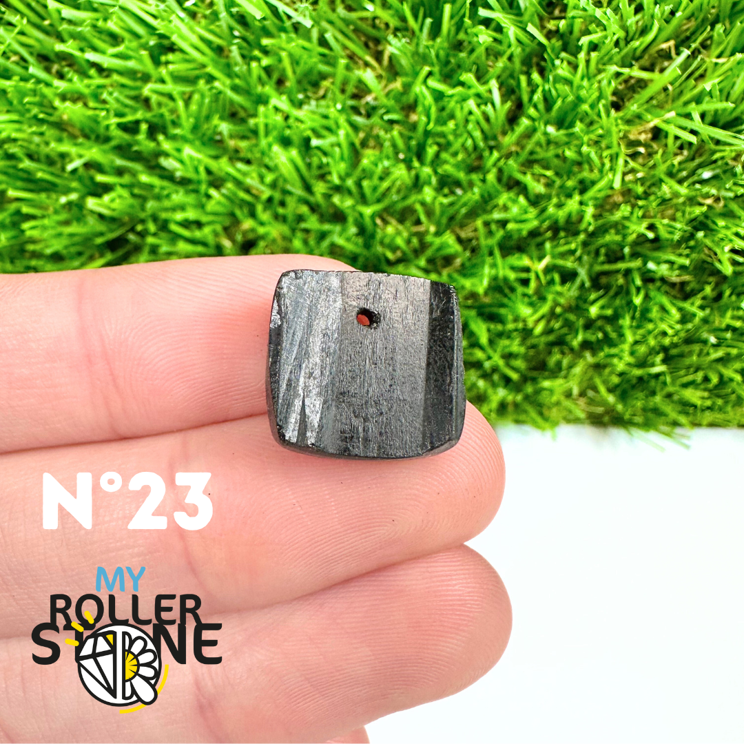 Pendentif Perce Tourmaline Noire 5A