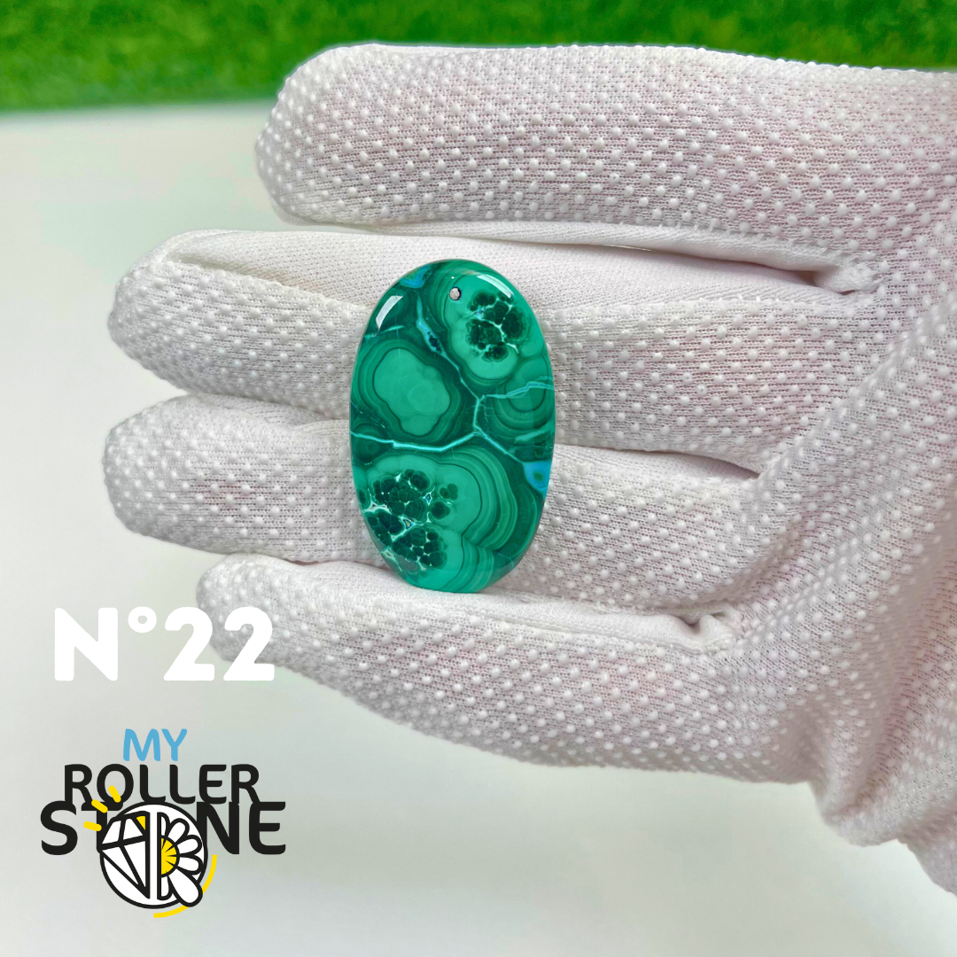 Pendentif Malachite 5A percé