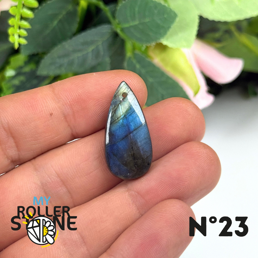 Pendentif Percé Labradorite Multi Fire 5A