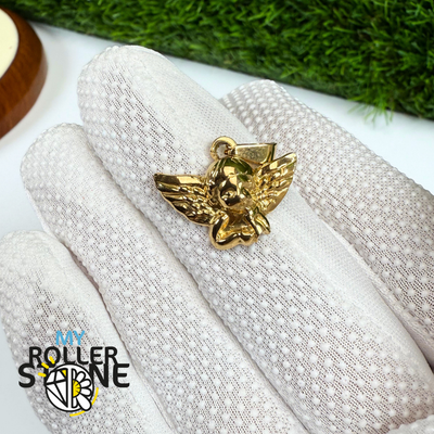 Pendentif ange or acier inoxydable