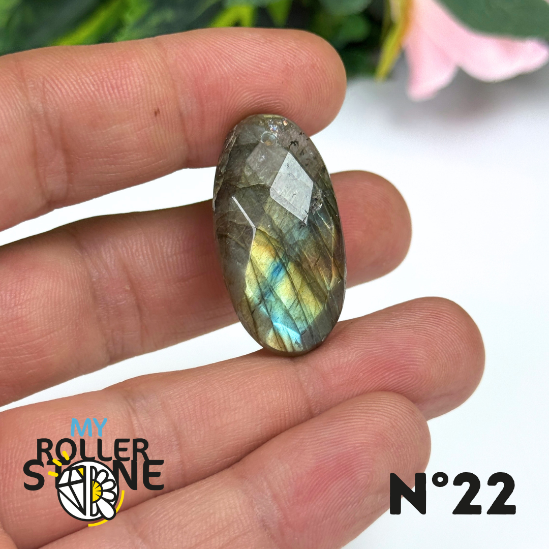 Pendentifs Labradorite Facettée Multi fire 5A