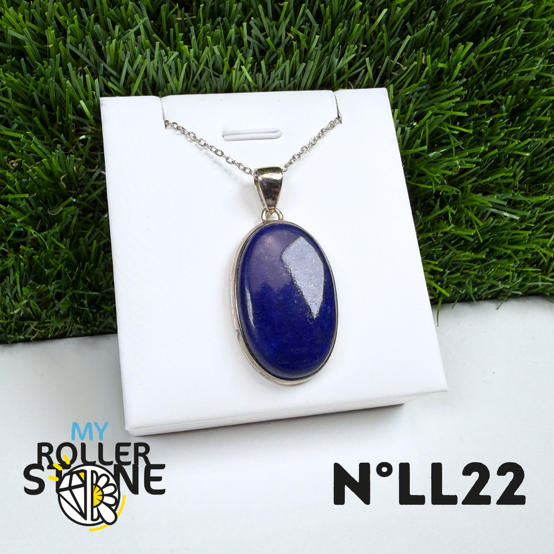 Pendentif Argent 925 Lapis Lazuli #22