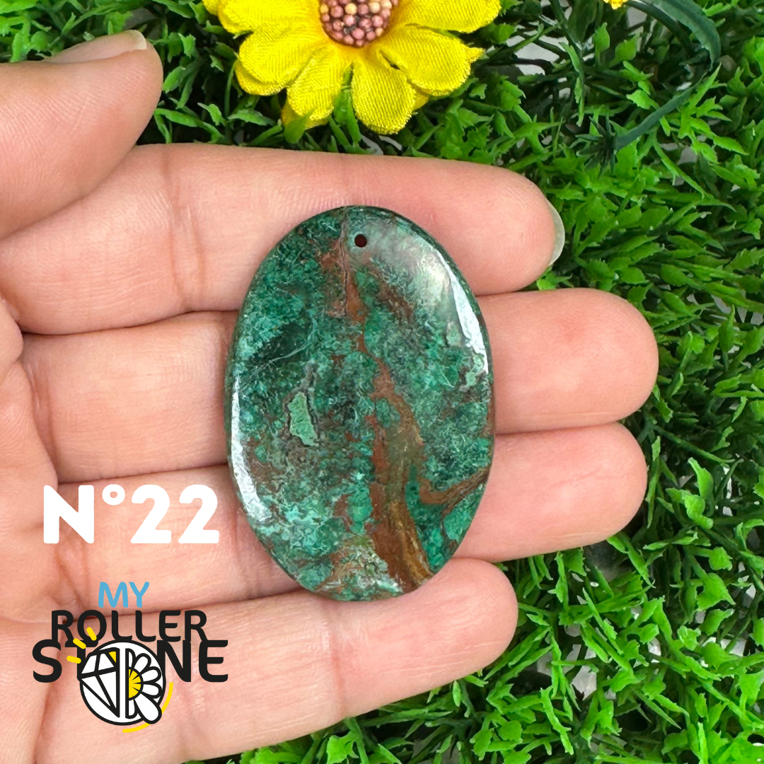 Pendentif Percé Chrysocolle