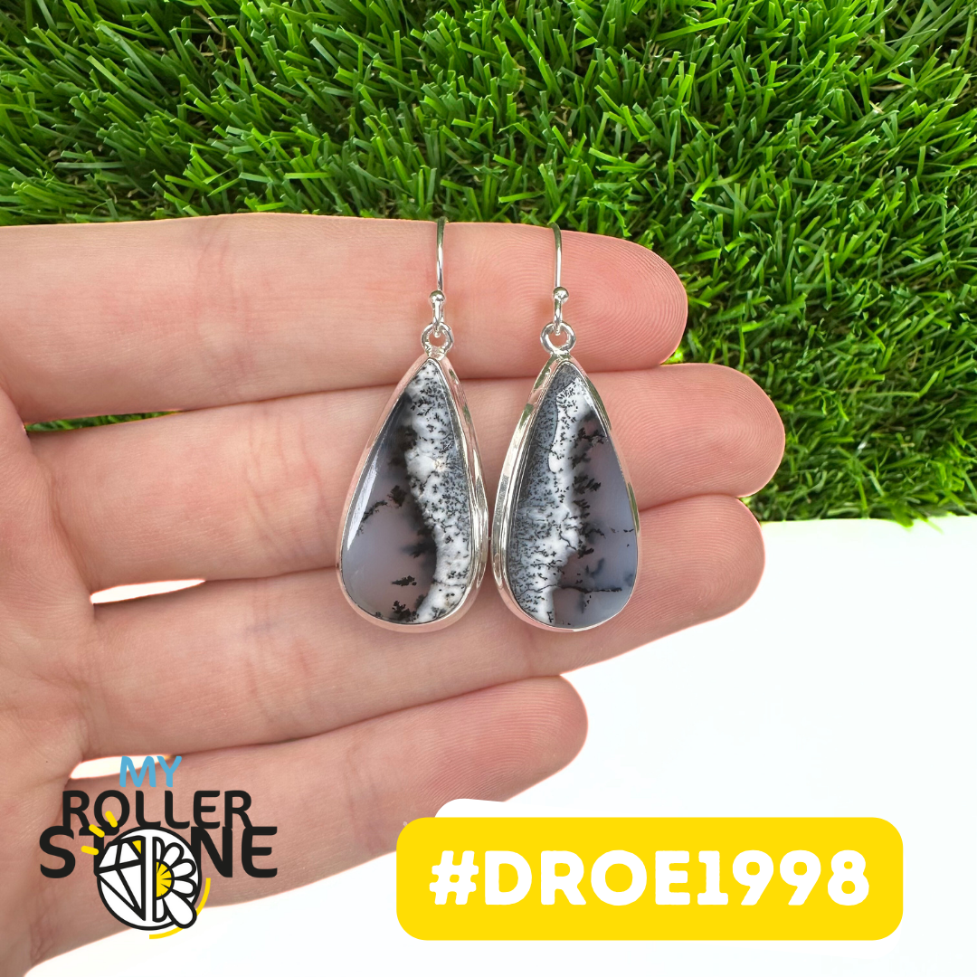 Boucles d'Oreilles Opale Dendritique #DROE1998