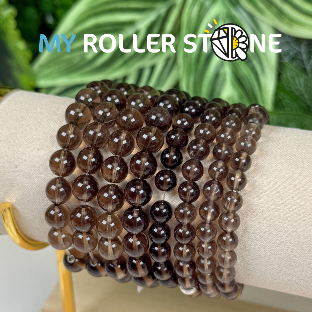 Bracelet en Quartz Fumé 5A