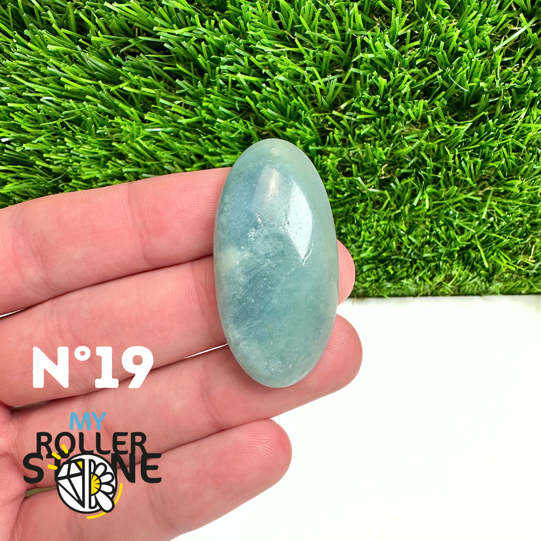 Pendentif Percé Aigue marine 5A