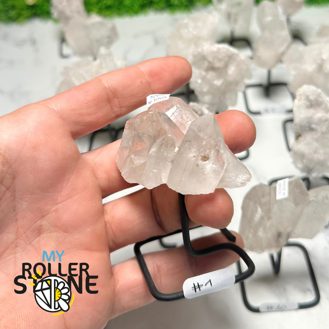 Cristal de roche sur socle