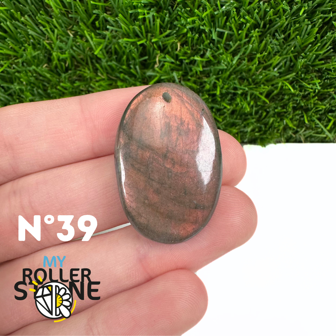 Pendentifs Labradorite Violette forme Libre 5A