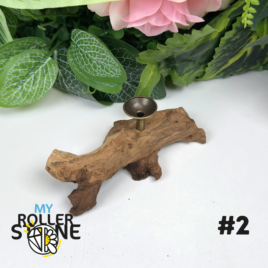 Socle en bois brut