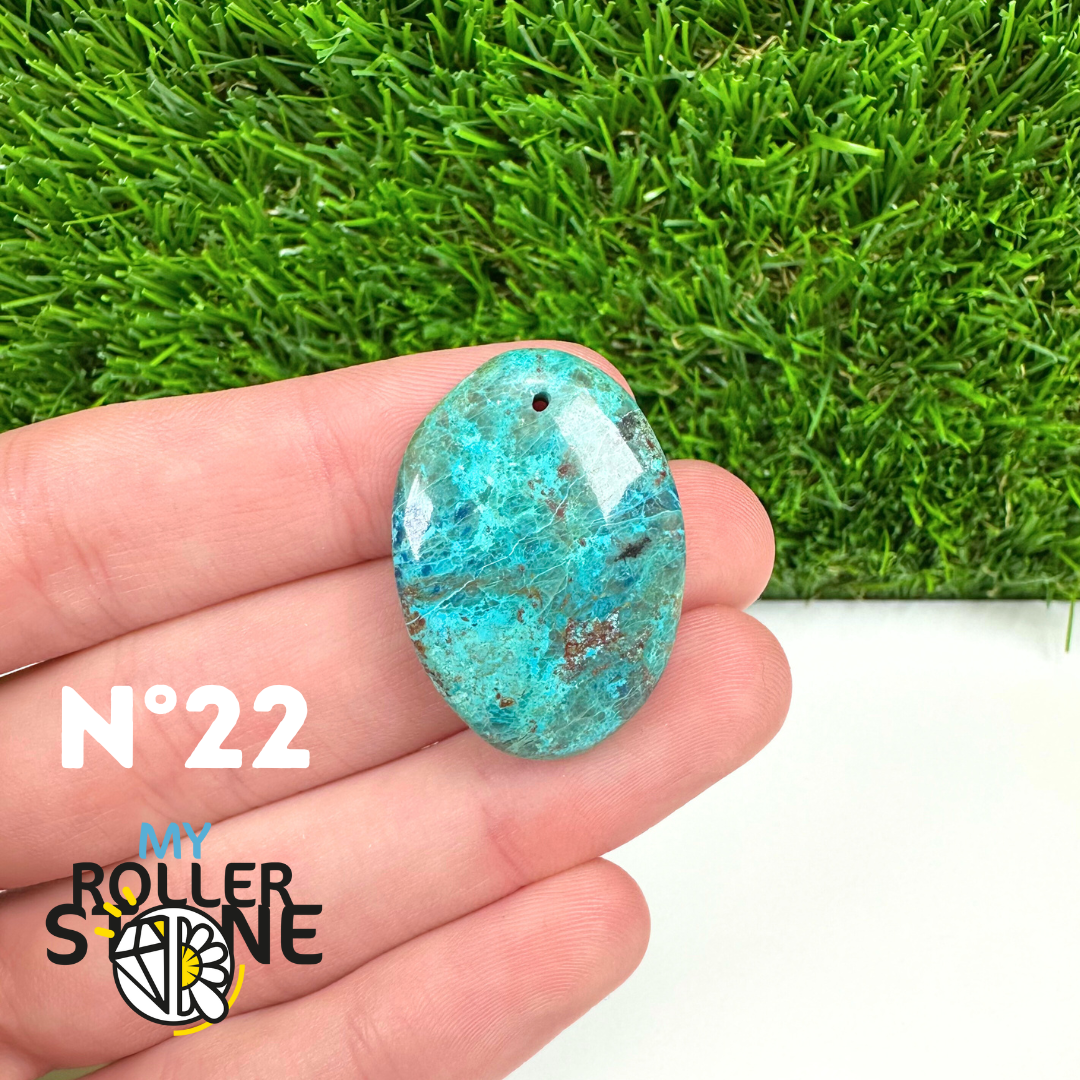 Pendentif Percé Shattuckite 5A