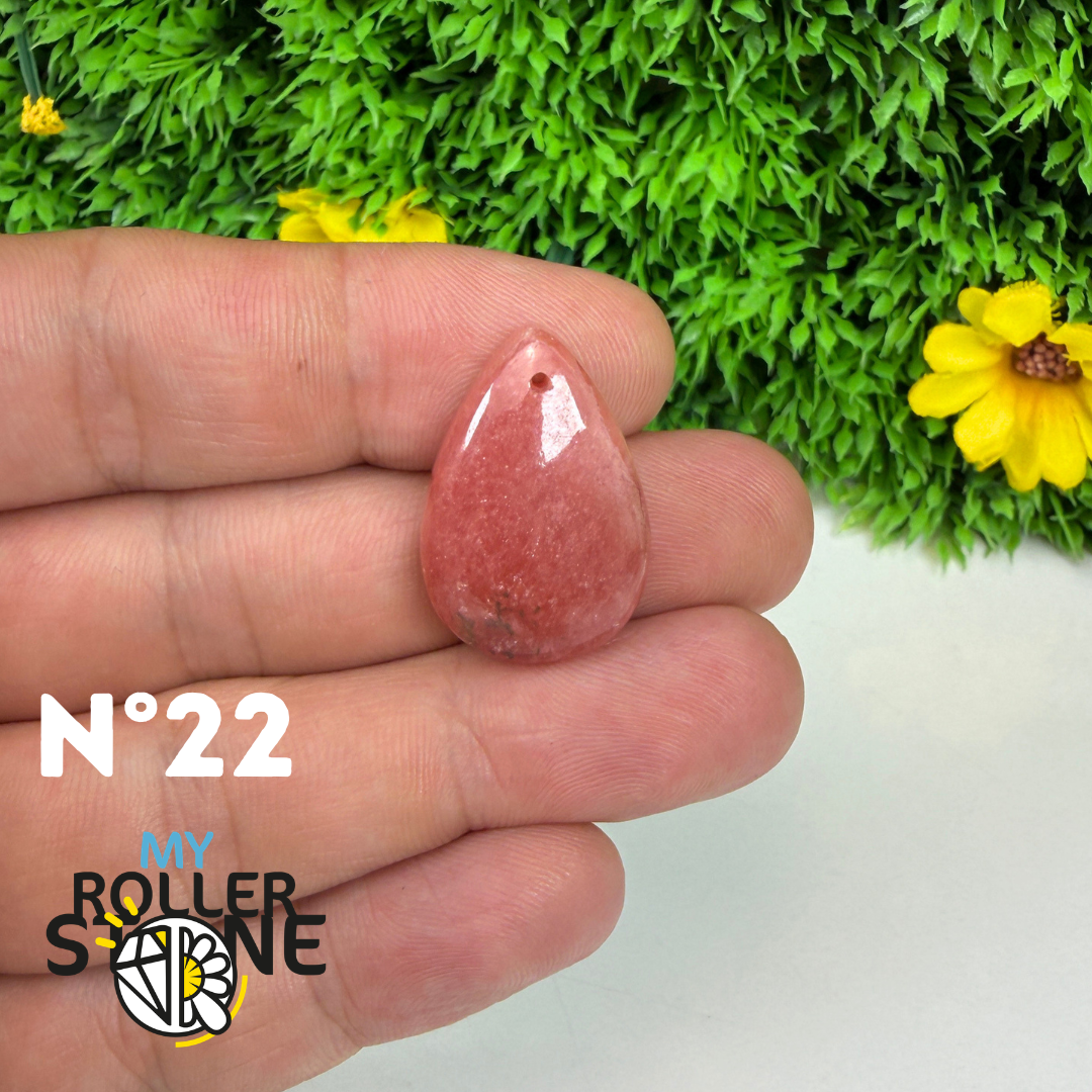 Pendentif percé Rhodochrosite Qualité gemme