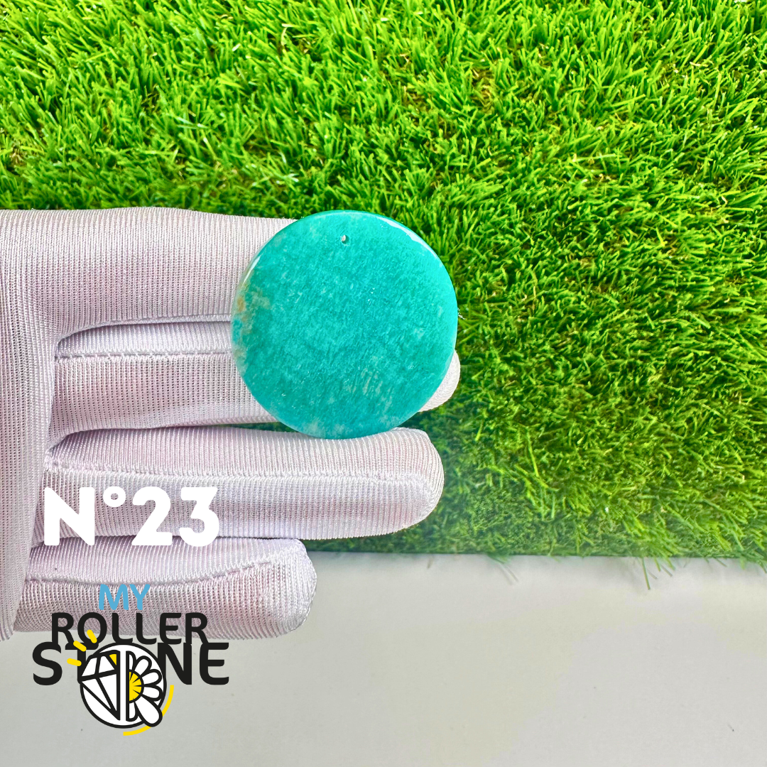 Pendentif Amazonite bleue