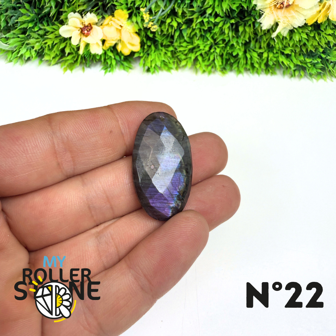 Pendentif Percé Spectrolite Violette