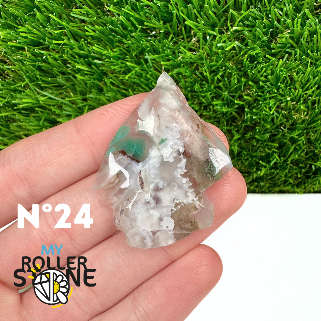 Pendentif Percé Aquaprase tranche 5A