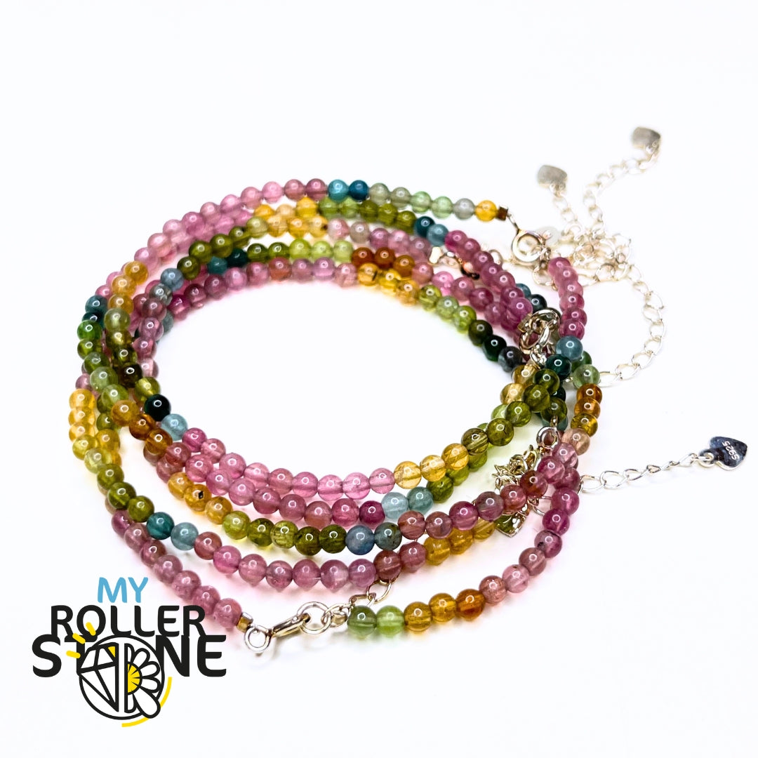 Bracelet tourmaline multicolore