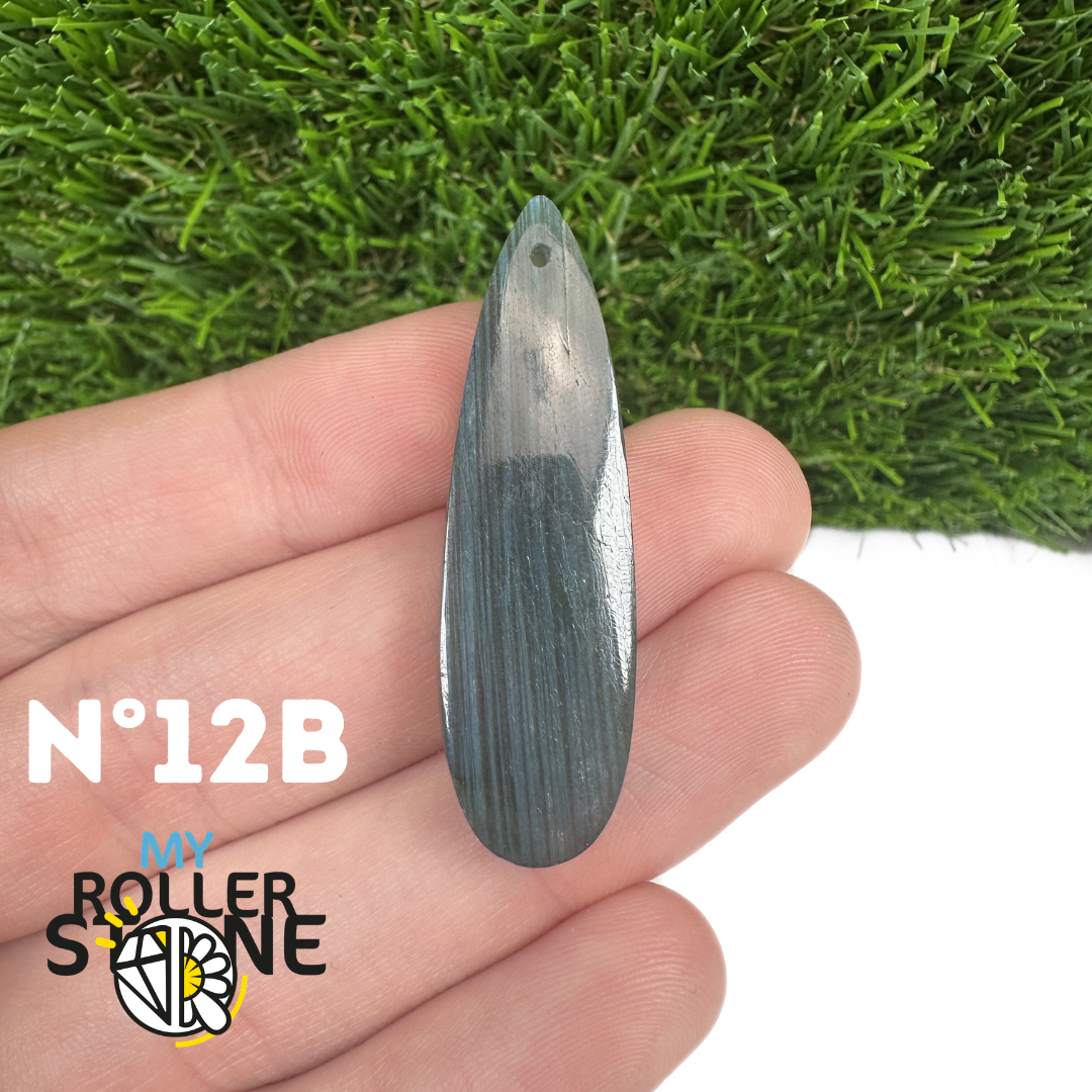 Pendentif Percé Labradorite Goutte