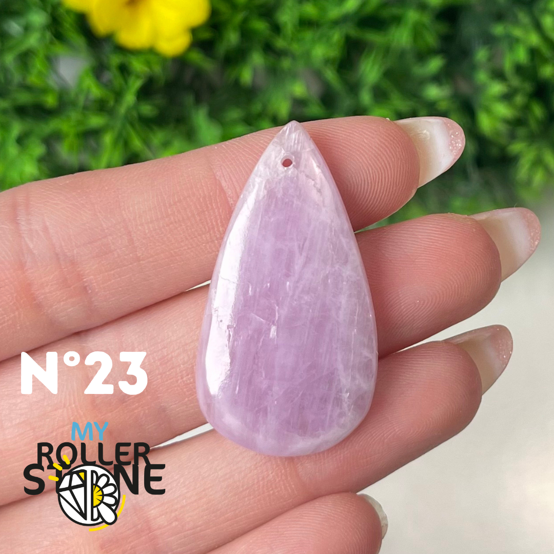 Pendentif Kunzite 5A percé