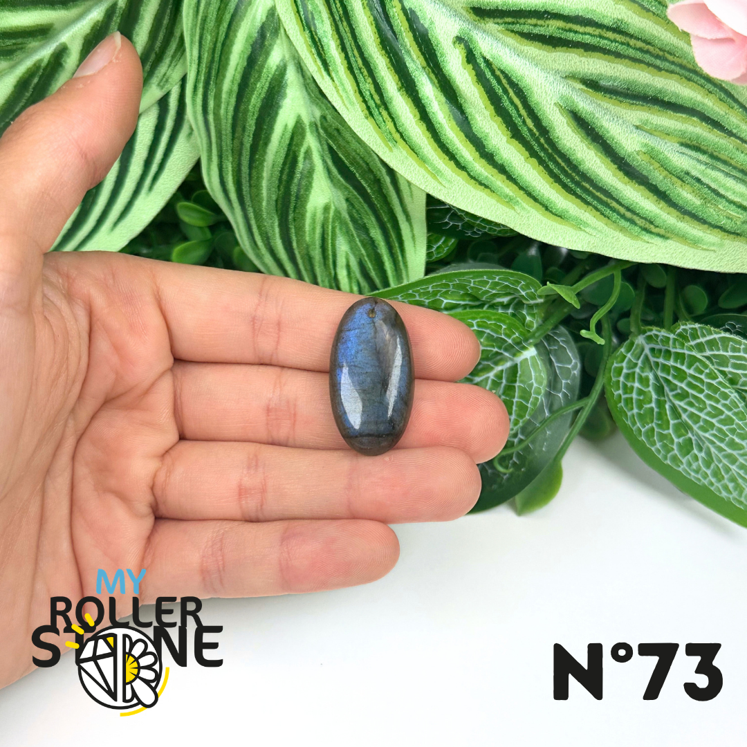 Pendentif Labradorite blue fire percé 5A