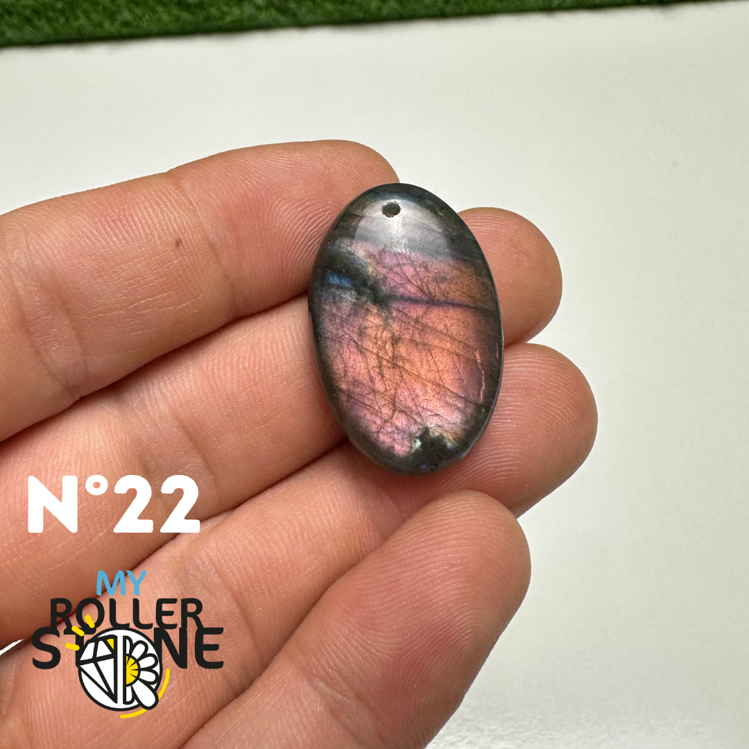 Pendentifs Labradorite Violette forme Libre 5A