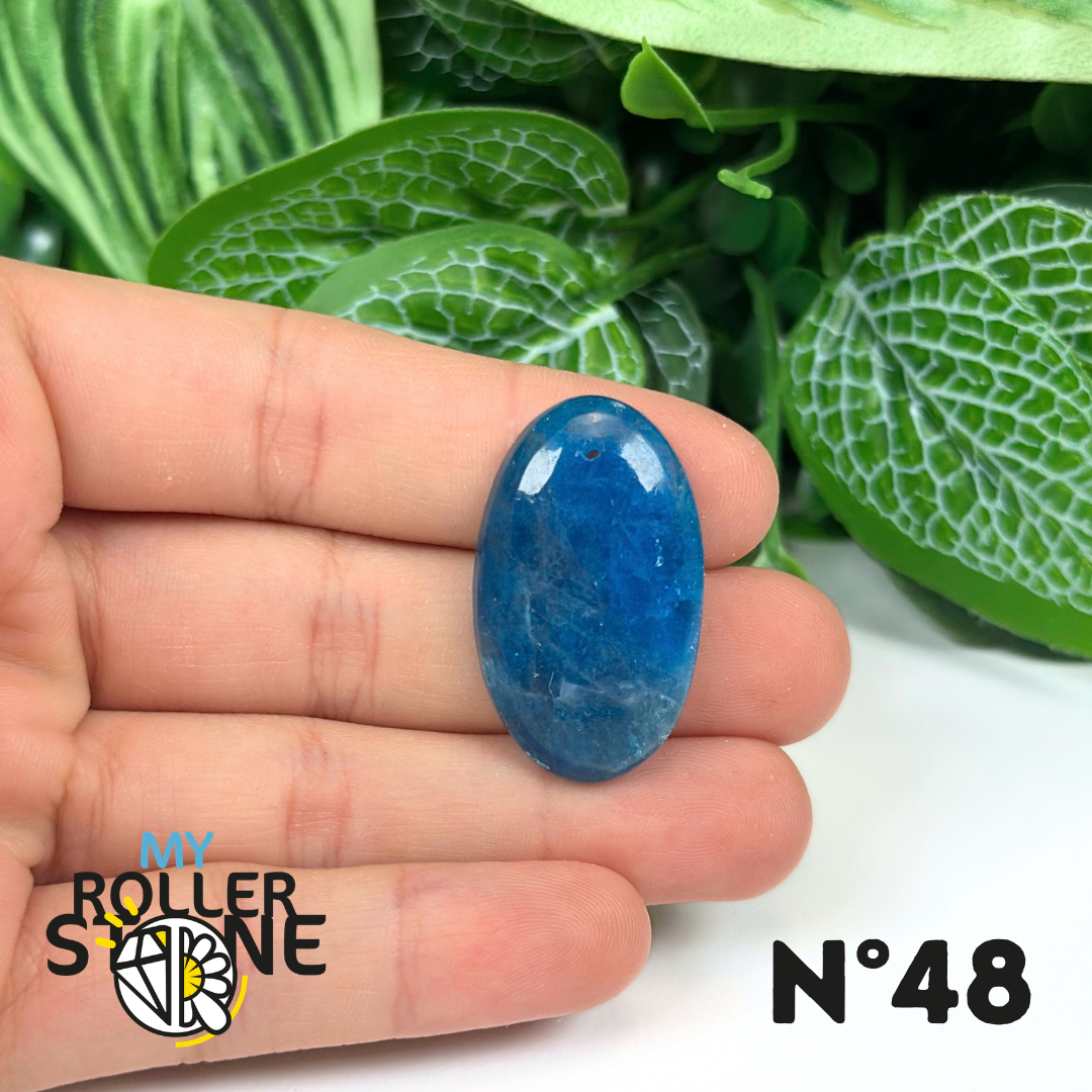 Pendentif Apatite bleue 5A