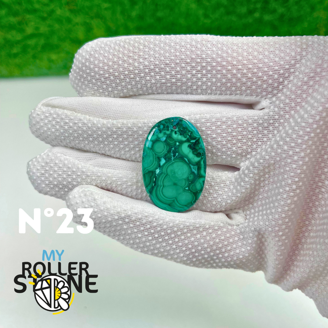 Pendentif Malachite 5A percé