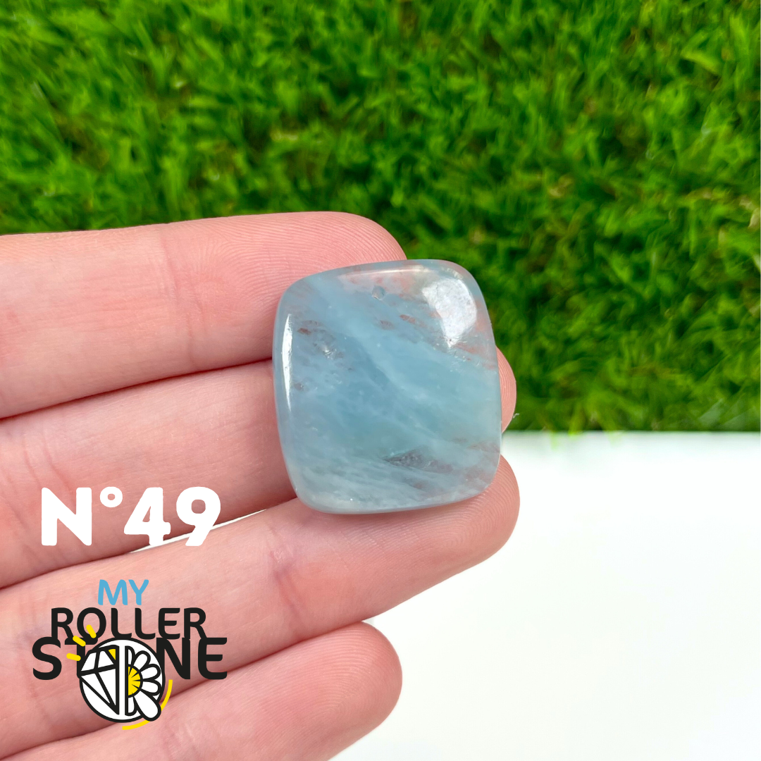 Pendentif Percé Aigue marine 5A