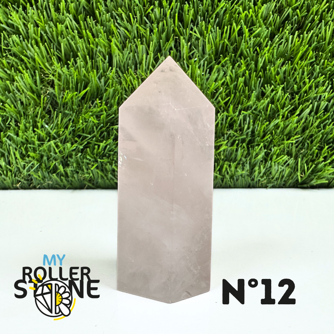 Pointes Pierre Quartz Rose