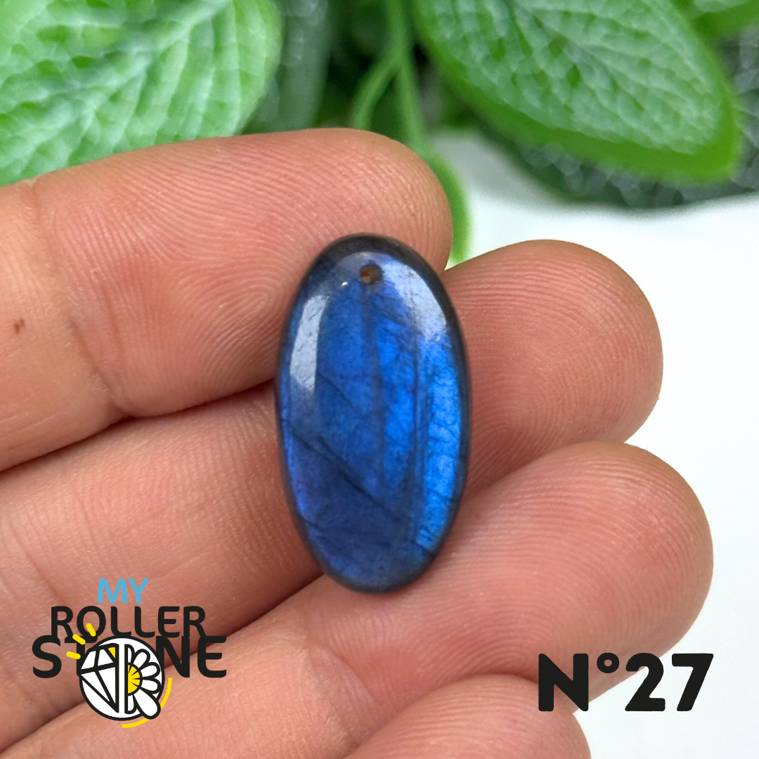 Pendentif Labradorite Blue fire percé 7A