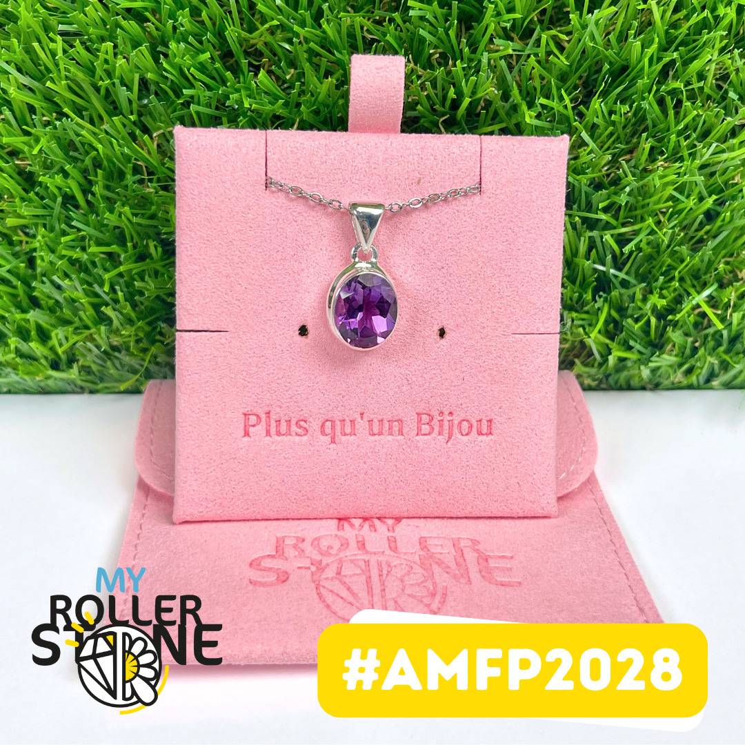 Pendentif Argent 925 Améthyste Facettée #AMFP2028