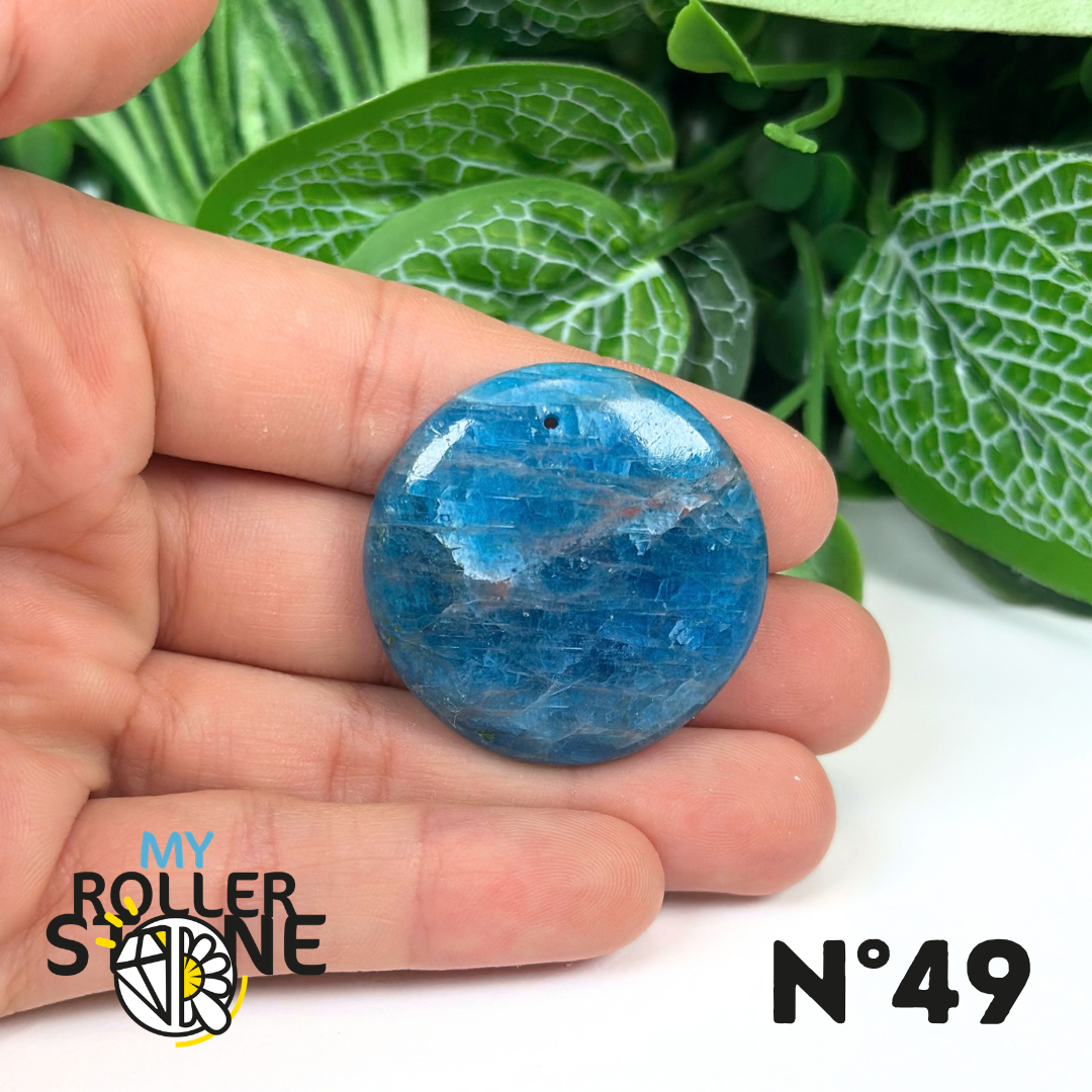 Pendentif Apatite bleue 5A