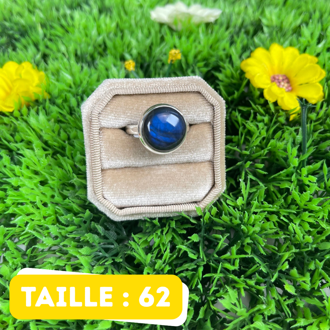 Bague Labradorite Bluefire #324