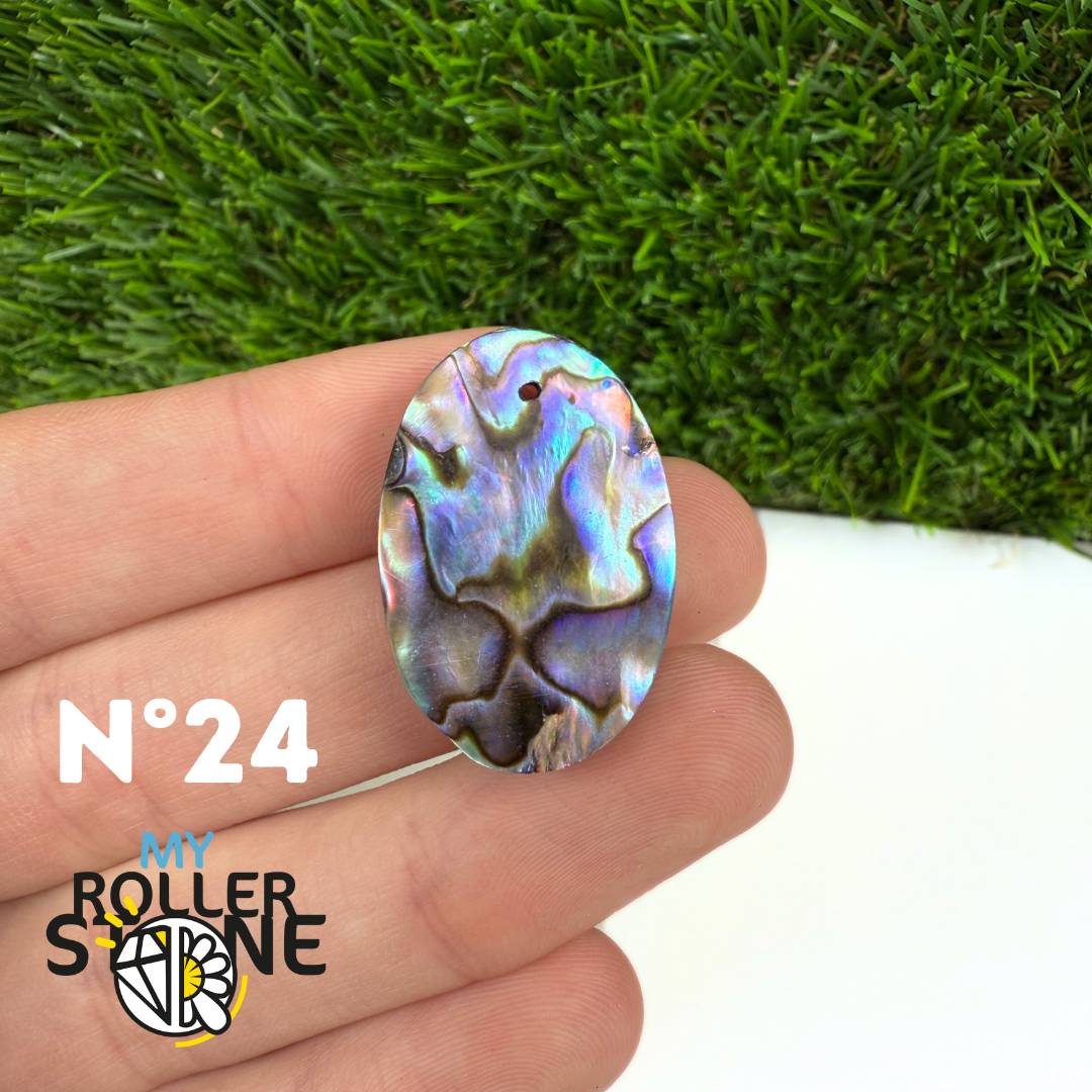 Pendentif en Abalone Forme Libre 5A