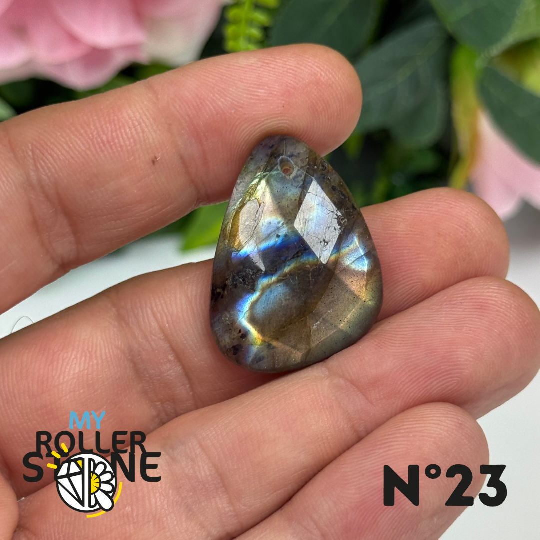 Pendentifs Labradorite Facettée Multi fire 5A