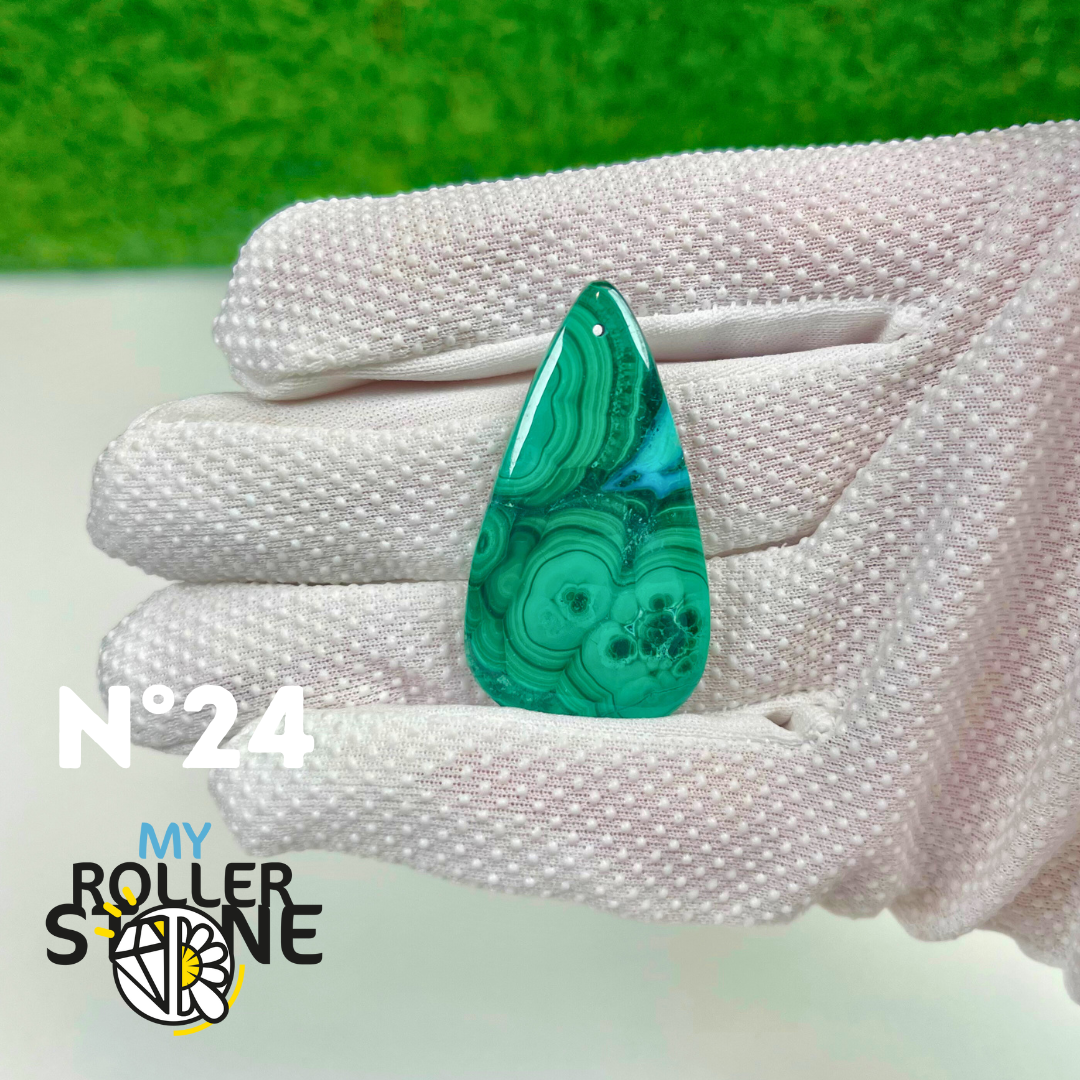 Pendentif Malachite 5A percé