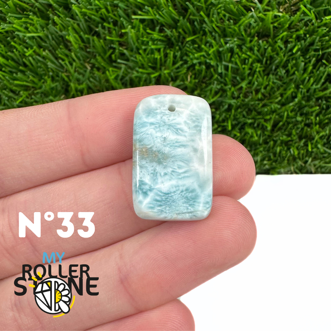 Pendentif Larimar 5A percé