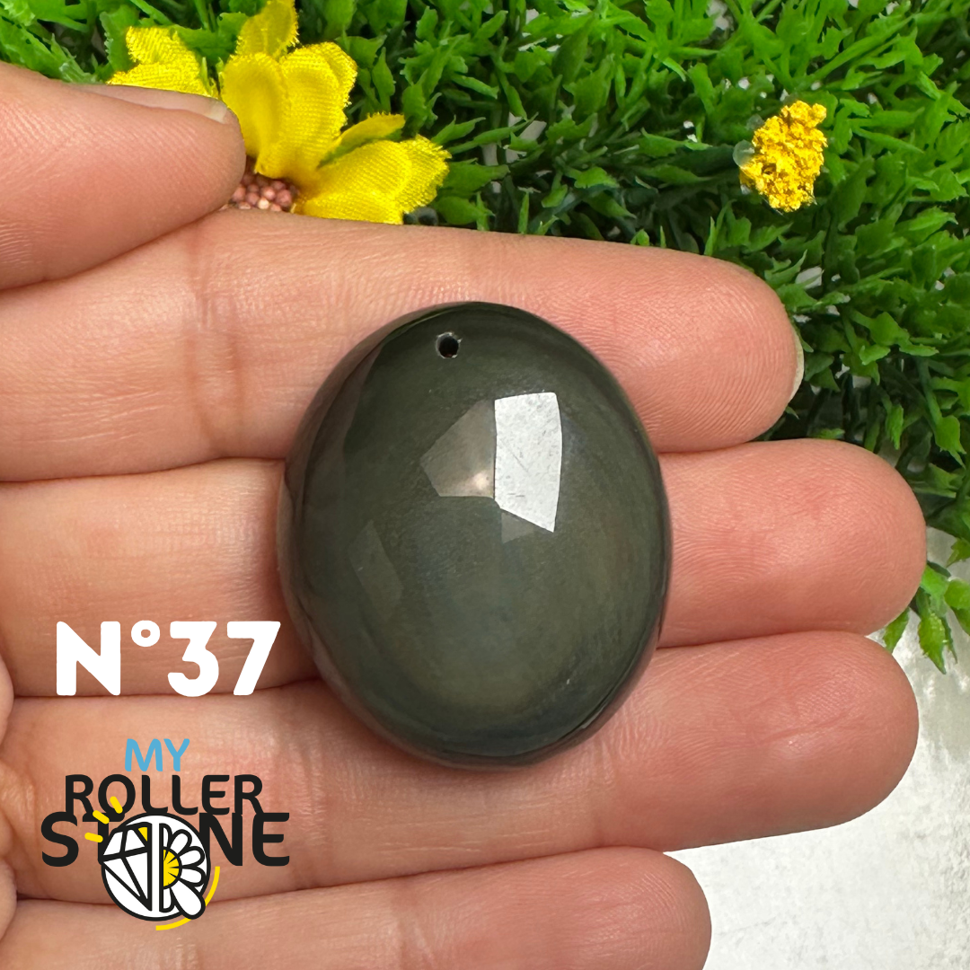 Pendentif Obsidienne Arc-en-Ciel 5A (Oeil céleste)