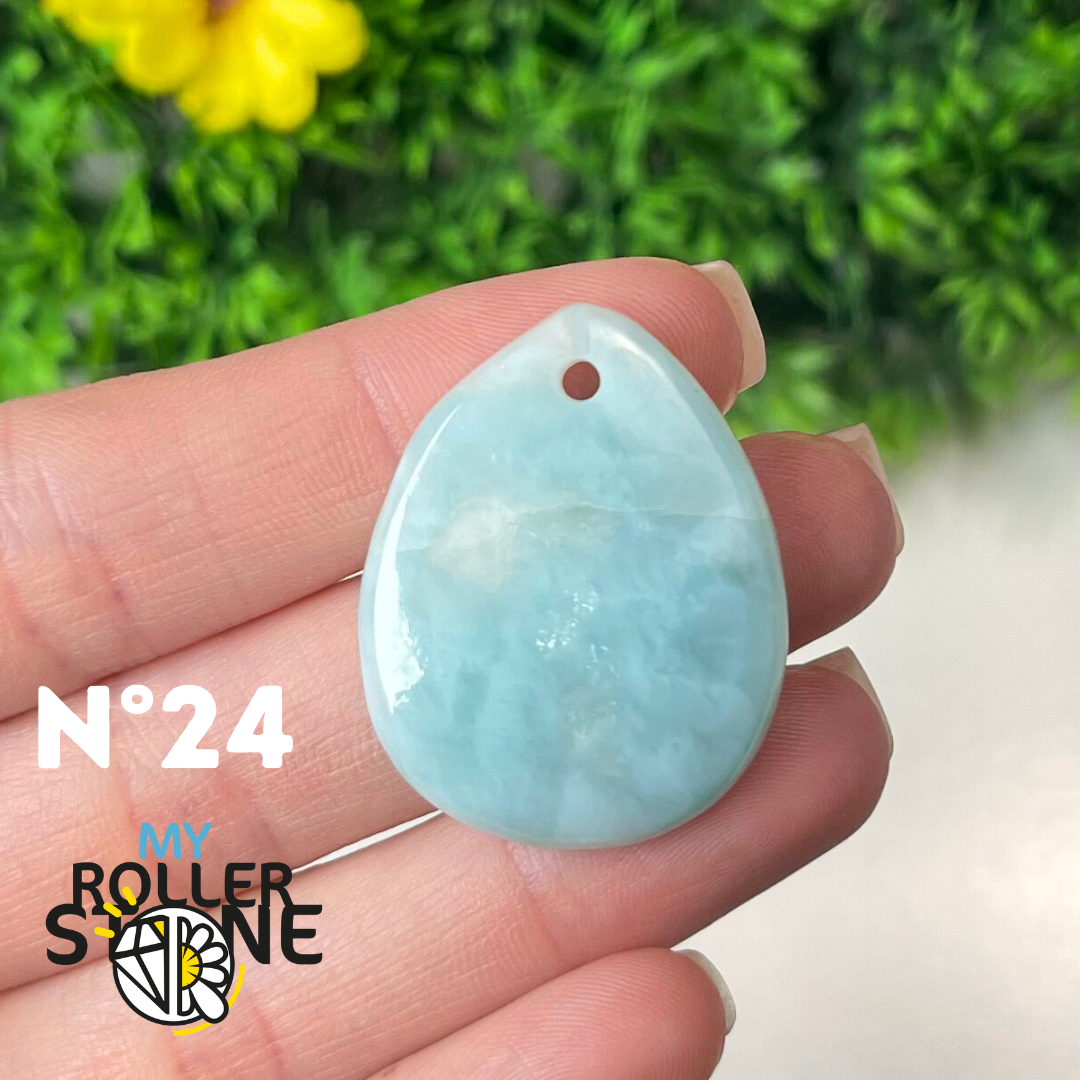 Pendentif Larimar 5A percé