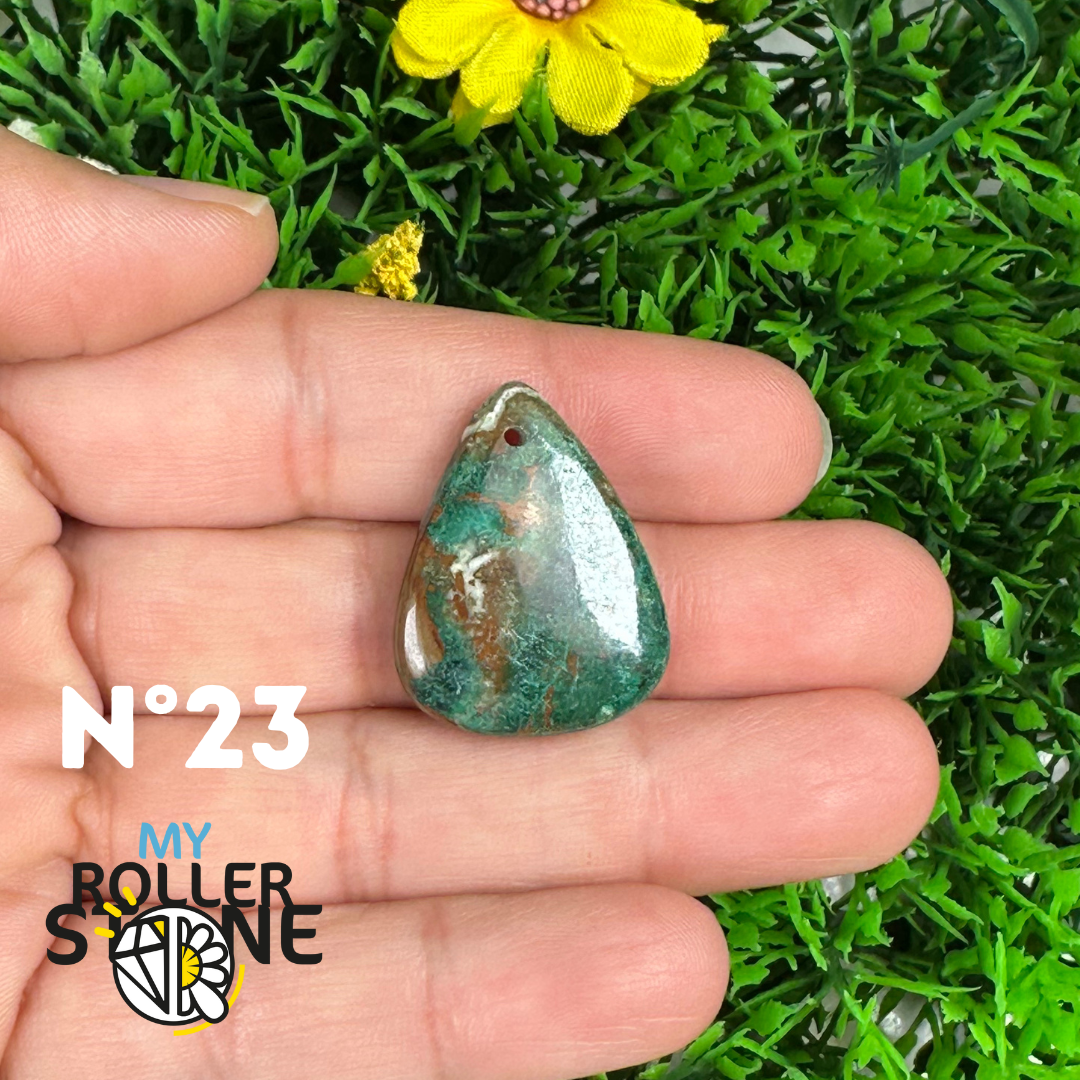 Pendentif Percé Chrysocolle